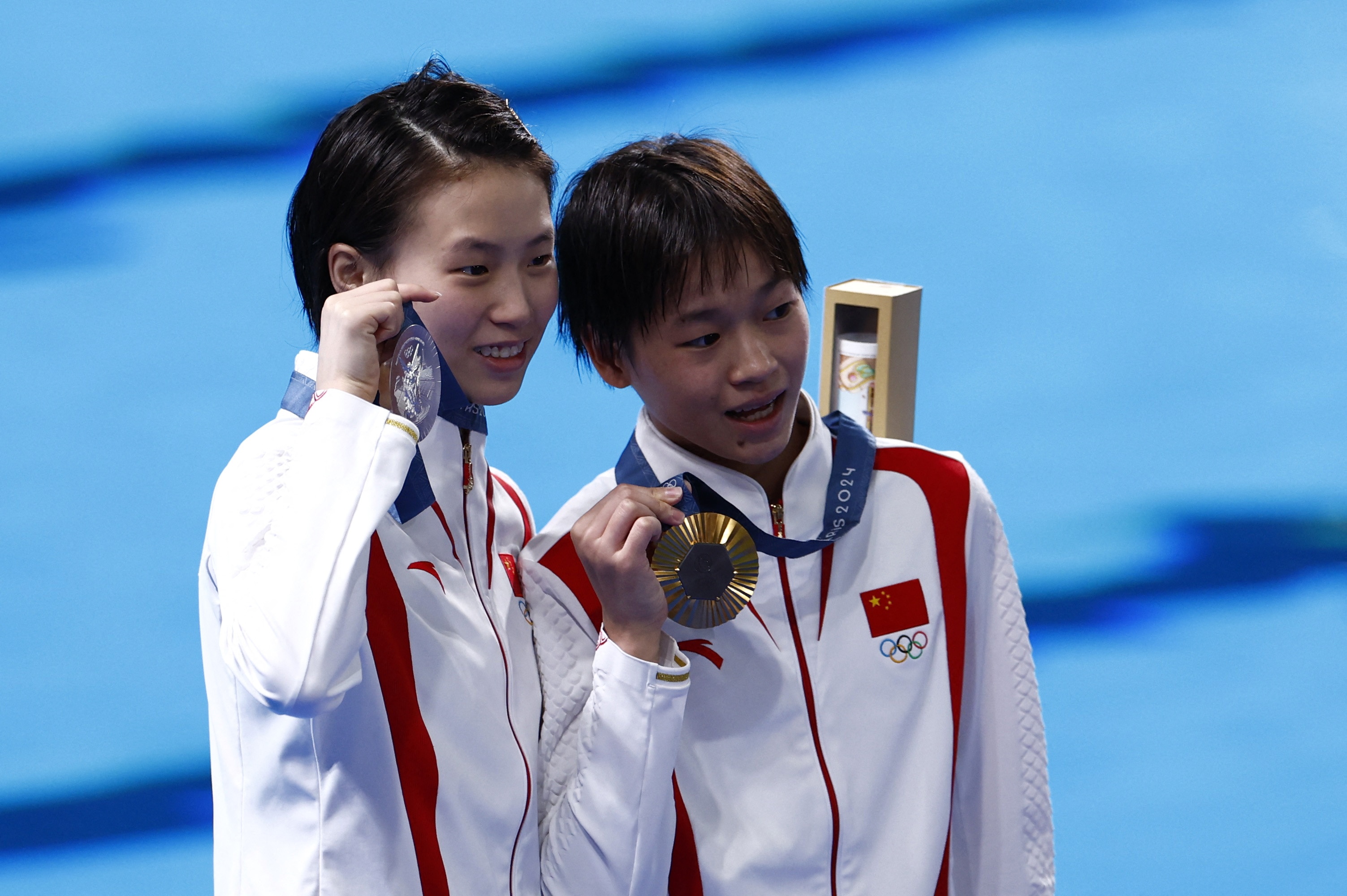 记者:我来教你拿捏用英语咋说好不好?全红婵:不用了我不想知道