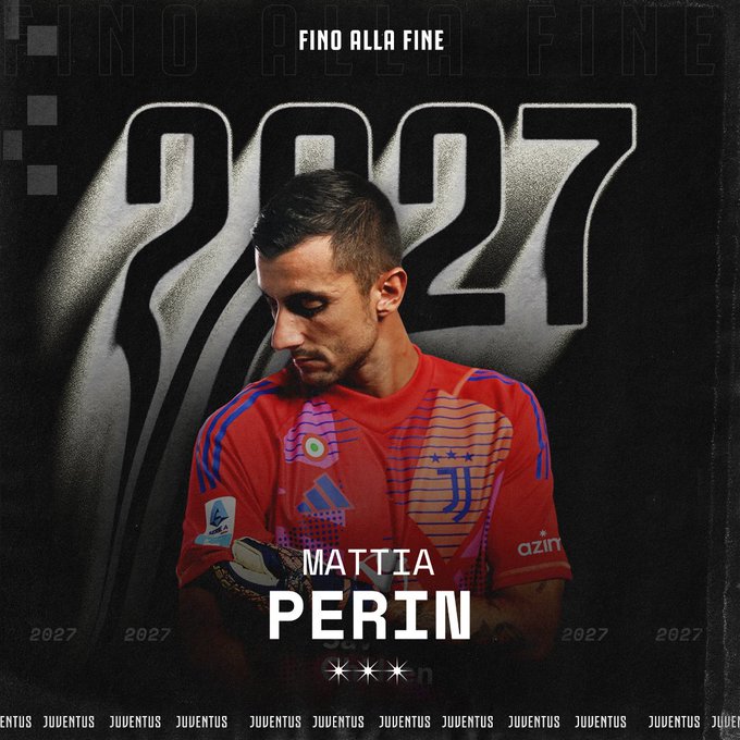 尤文图斯官方:门将佩林续约至2027年