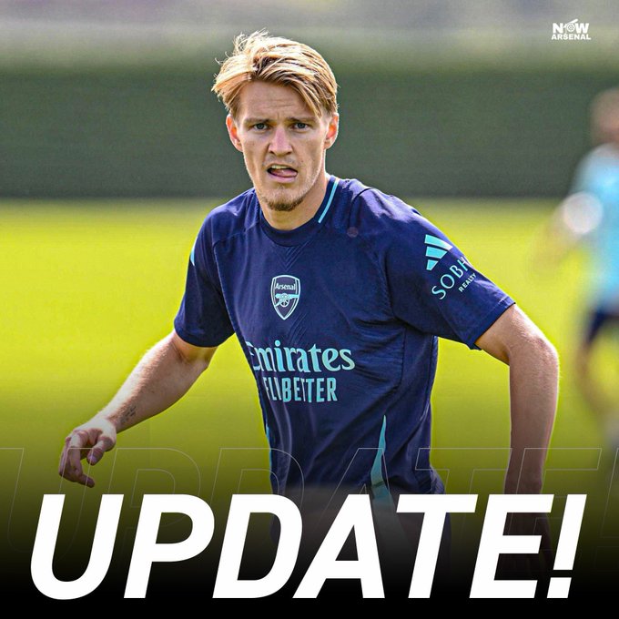 枪手队长接近复出!英媒:厄德高本周将重返训练场