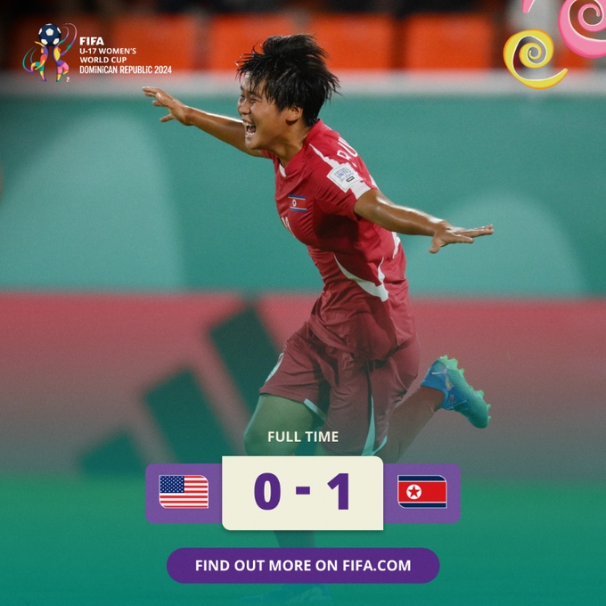 媒体人:朝鲜晋级U17女足世界杯决赛真厉害 我们0-1输朝鲜不丢人