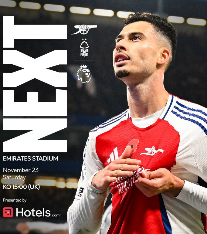 👀英超前瞻:阿森纳盼主场结束4轮不胜,森林异军突起能否全身而退